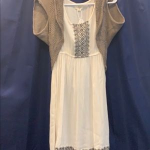 Dress with cardigan/with tags